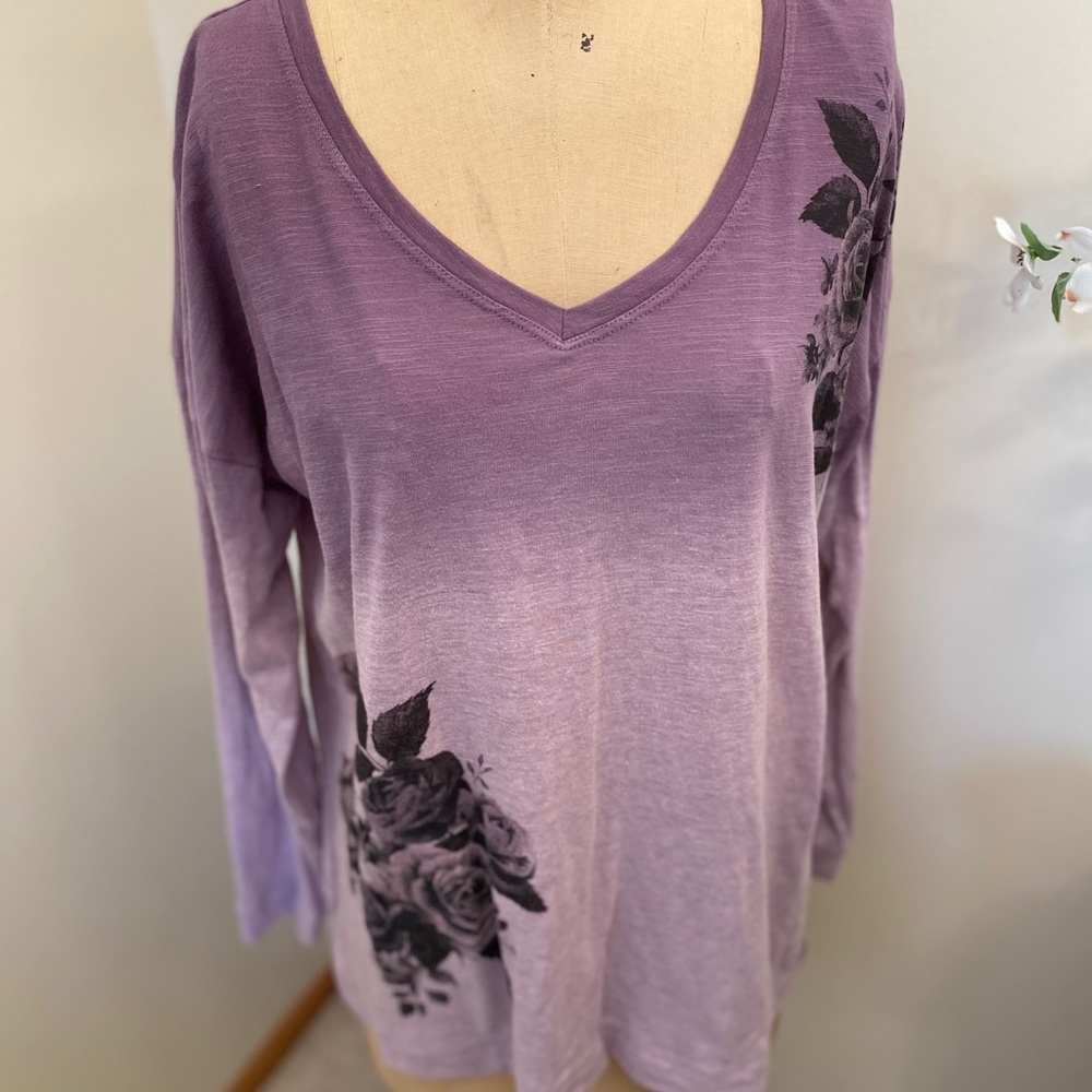 Ombré purple shirt